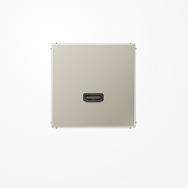Jung MAES1112 HDMI, MultimediaAnschlussystem HDMI, Serie LS, Edelstahl