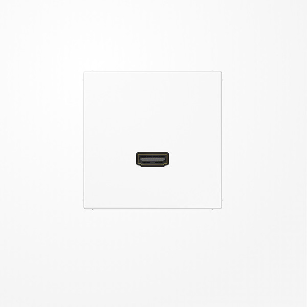 Jung MALS1112WW HDMI, MultimediaAnschlussystem HDMI, Serie LS, alpinweiß