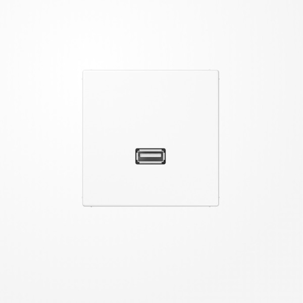 Jung MALS1122WW USB2Punkt0, MultimediaAnschlussystem USB 2.0, Serie LS, alpinweiß