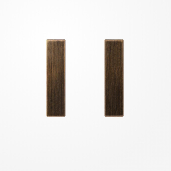 Jung ME2501TSAAT Tastensatz 1fach, F50, Serie LS, Messing antik