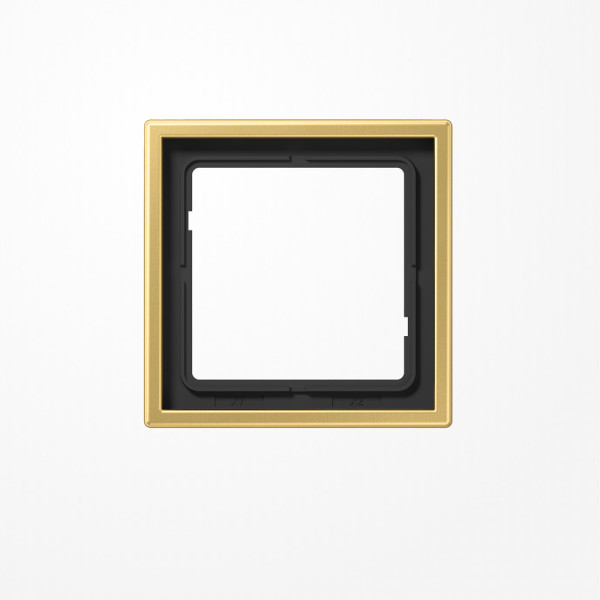 Jung ME2981C Rahmen 1fach, senkrechte und waagerechte Montage, Messing, LS 990, Messing classic