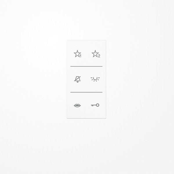 Jung SIA6LSDCWW Design-Cover Audio 3fach, F50, Serie LS, alpinweiß