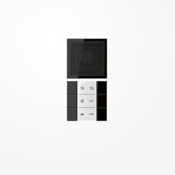 Jung SIAILS6SW Audio-Innenstation, Serie LS, schwarz