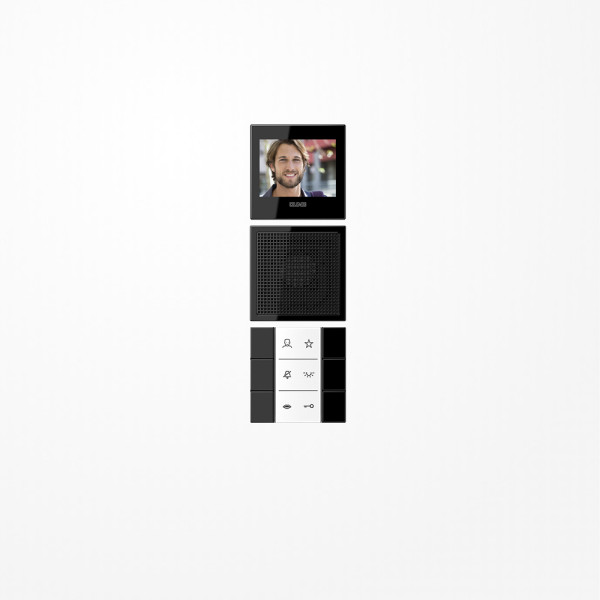 Jung SIVILS627SW SiedleInhomeBus Video-Innenstation 2,7, Serie LS, schwarz