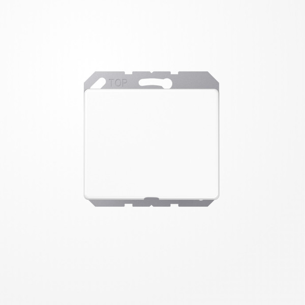 Jung SL590AWW Leitungsauslass mit Zugentlastung, Aluminium lackiert, Serie SL, alpinweiß