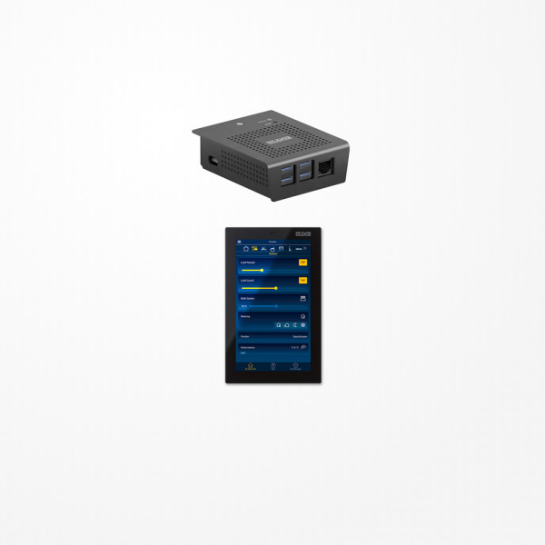Jung SV-S2-SC5SW SV-Server-Set Smart Control 5, mit Eurostecker