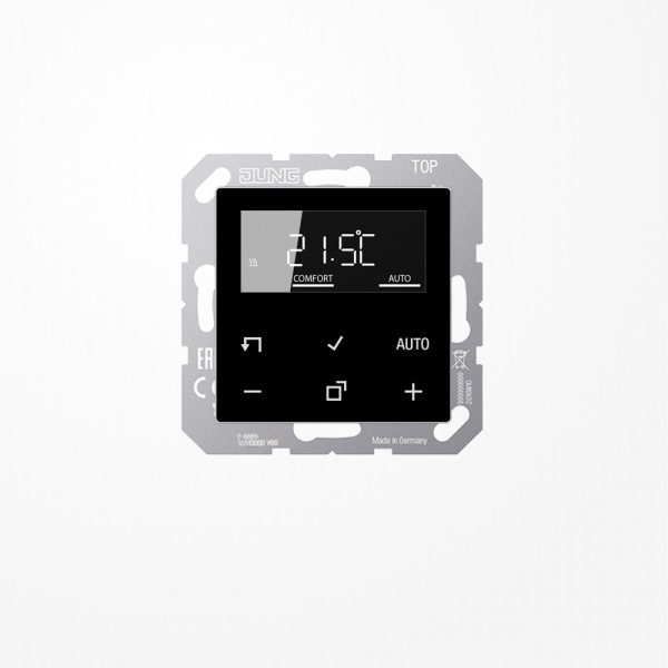 Jung TRDA1790SW LB-Management Raumthermostat-Set, Serie AS/A, schwarz