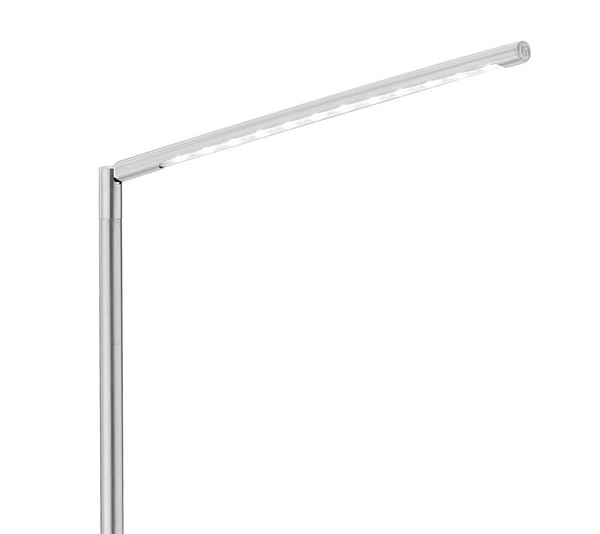 JUST LIGHT DAWDA LED Stehleuchte Warmweiss Dimmbar 4,8W stahl 11012-55