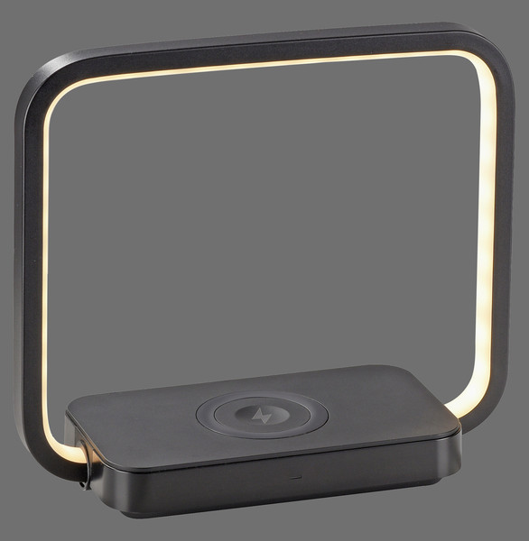 JUST LIGHT OMARI LED Tischleuchte Warmweiss Dimmbar 2,5W schwarz 11019-18