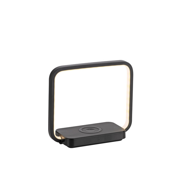 JUST LIGHT OMARI LED Tischleuchte Warmweiss Dimmbar 2,5W schwarz 11019-18