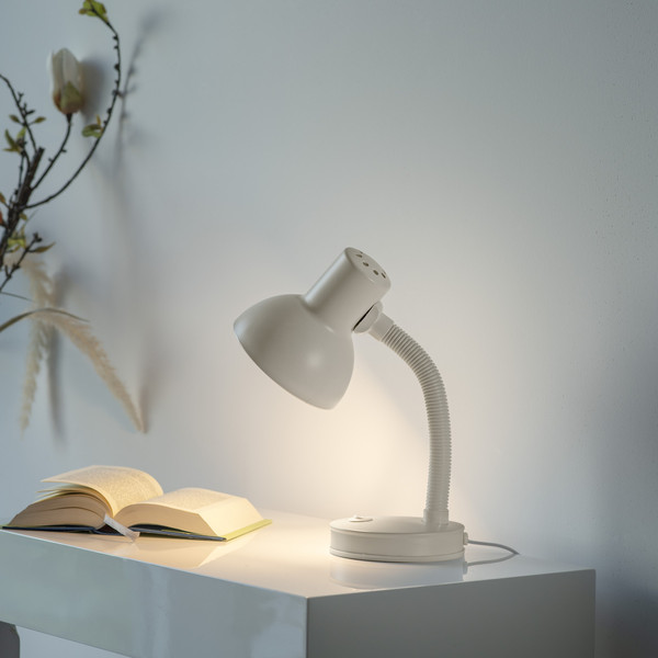 JUST LIGHT FLEXI Tischleuchte E27 max.25W weiss 11080-16