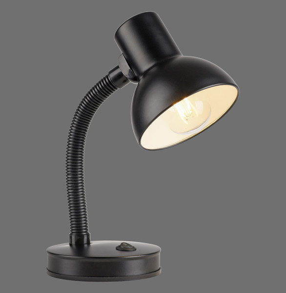JUST LIGHT FLEXI Tischleuchte E27 max.25W schwarz 11080-18