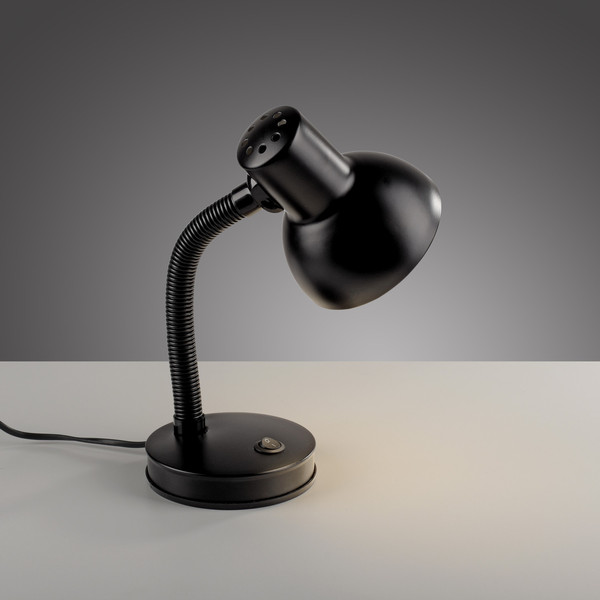 JUST LIGHT FLEXI Tischleuchte E27 max.25W schwarz 11080-18