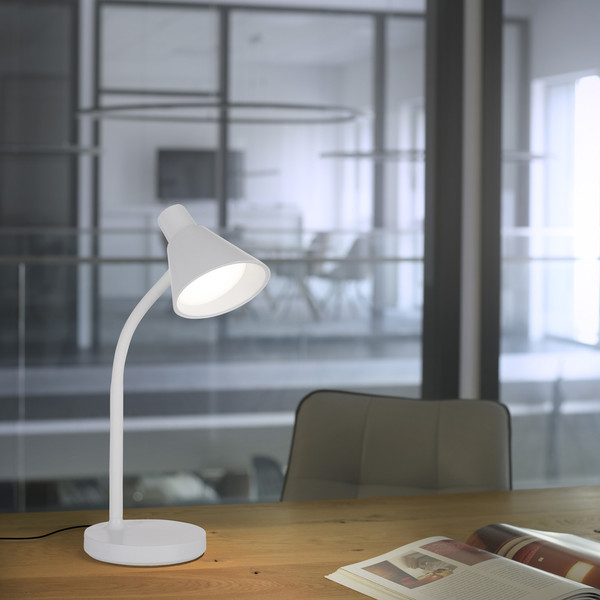JUST LIGHT PIXIE LED Tischleuchte Warmweiss 4,5W weiss 11248-16