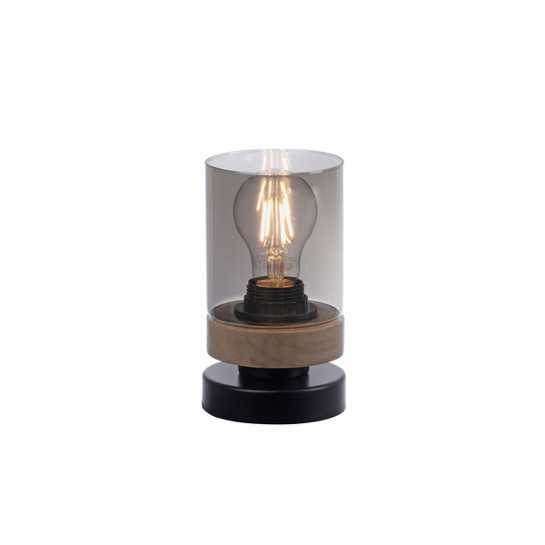 JUST LIGHT PASQUAL Tischleuchte E27 max.40W schwarz 11310-18