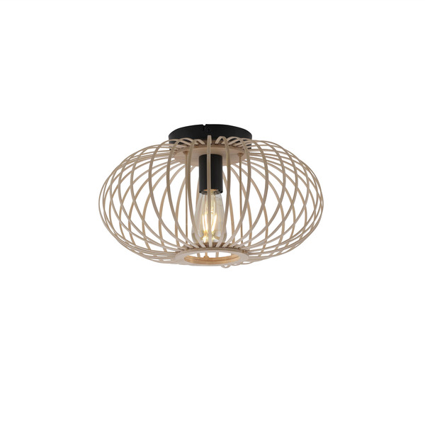JUST LIGHT RACOON Deckenleuchte E27 max. 40W Holz-natur 11410-79