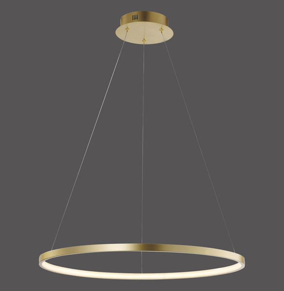 JUST LIGHT CIRCLE LED Pendelleuchte Warmweiss 29W gold 11524-12
