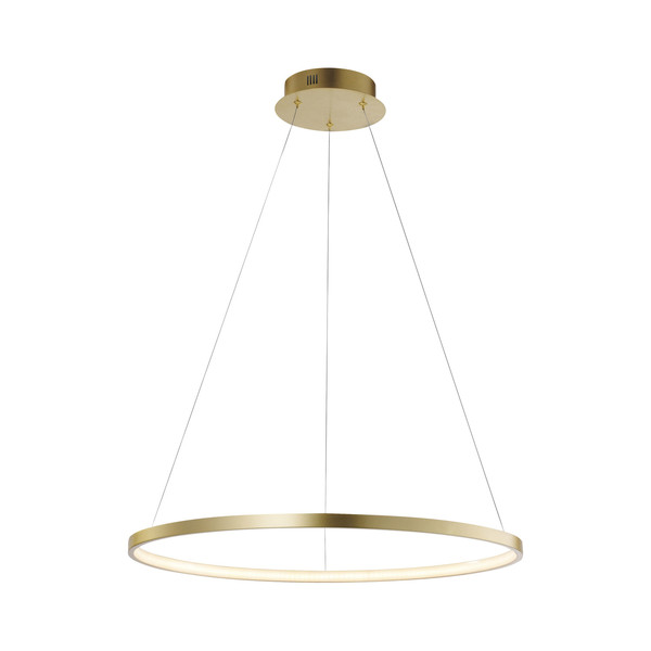 JUST LIGHT CIRCLE LED Pendelleuchte Warmweiss 29W gold 11524-12