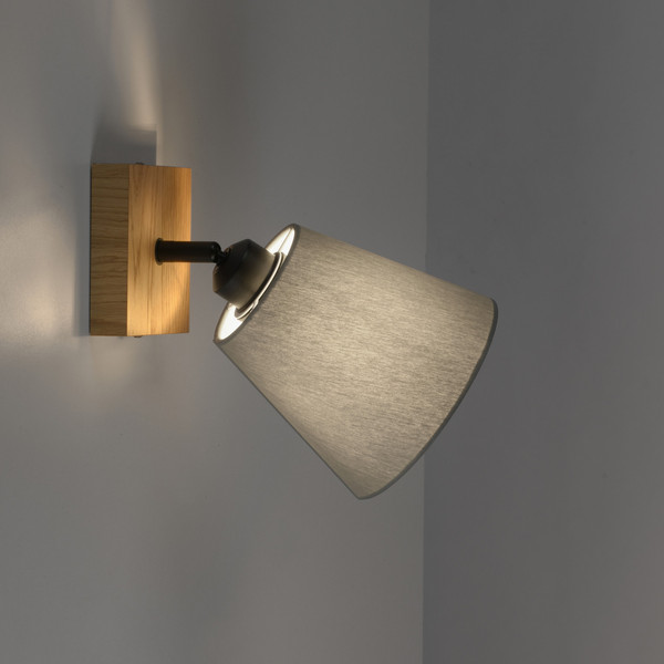 JUST LIGHT GERDA MICHEL Wand- und Deckenleuchte E27 max. 40W Holz-natur 11581-79