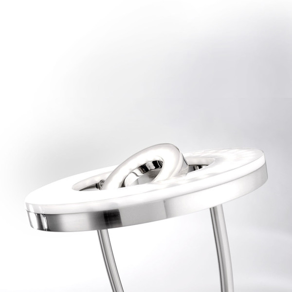JUST LIGHT HELIA LED Stehleuchte Warmweiss Dimmbar 20,6W 2-fach stahl 11778-55