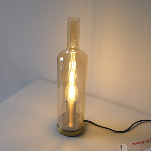 JUST LIGHT BOTTLE Tischleuchte E14 max. 25W amber 14006-27
