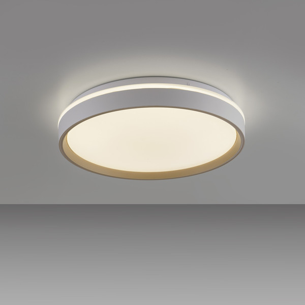 JUST LIGHT MIO LED Deckenleuchte CCT Dimmbar 20W sand 14277-39