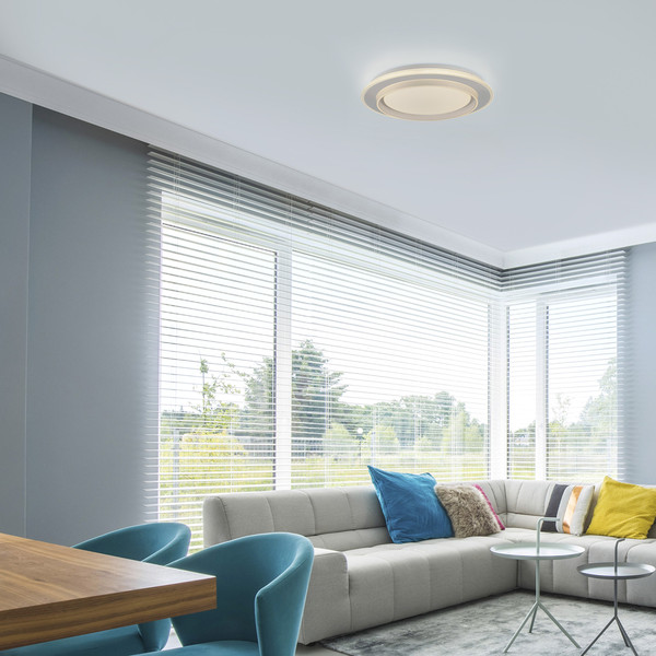 JUST LIGHT LAGO LED Deckenleuchte CCT Dimmbar 20W weiss 14296-16