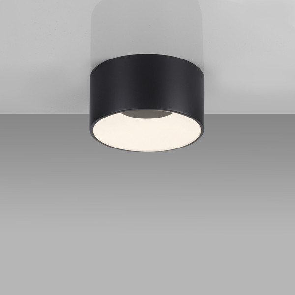 JUST LIGHT TANIKA LED Deckenleuchte Warmweiss Dimmbar 13W schwarz 14325-18