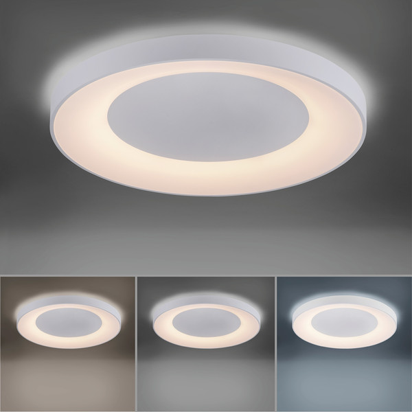 JUST LIGHT ANIKA LED Deckenleuchte CCT Dimmbar 54W weiss 14327-16