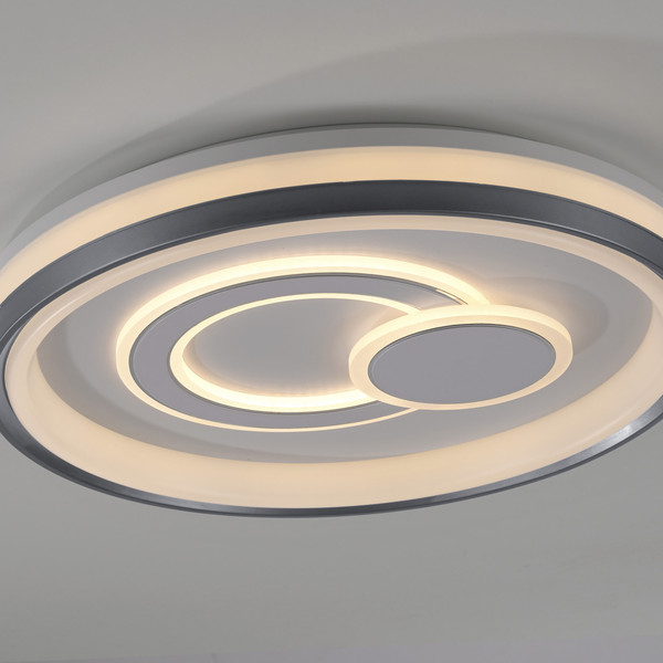 JUST LIGHT MINELLI LED Deckenleuchte Warmweiss Dimmbar 35W weiss 14334-16