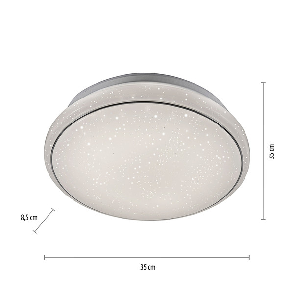 JUST LIGHT JUPITER LED Deckenleuchte CCT 13,6W weiss 14362-16
