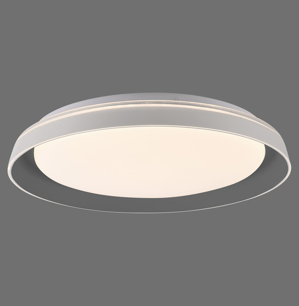 JUST LIGHT SATI LED Deckenleuchte Warmweiss Dimmbar 19,5W grau 14368-15