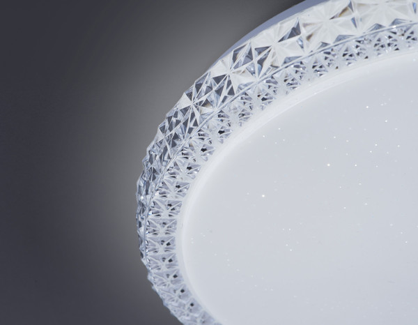 JUST LIGHT FRIDA LED Deckenleuchte CCT 9,3W transparent 14370-00