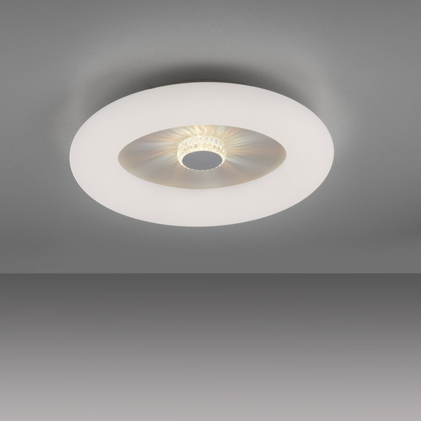 JUST LIGHT VERTIGO LED Deckenleuchte CCT Dimmbar 26W weiss 14383-16