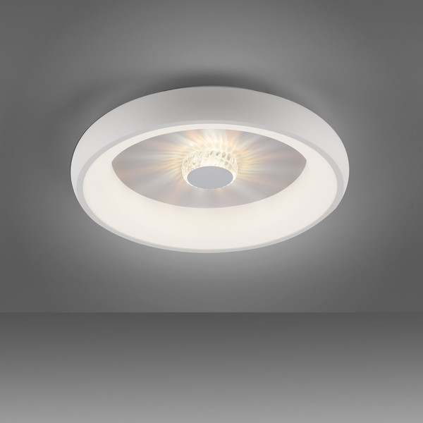 JUST LIGHT VERTIGO LED Deckenleuchte CCT Dimmbar 29W weiss 14384-16