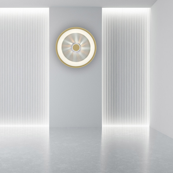 JUST LIGHT VERTIGO LED Deckenleuchte CCT Dimmbar 29W messingmatt 14384-60