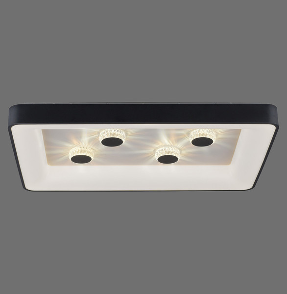 JUST LIGHT VERTIGO LED Deckenleuchte CCT Dimmbar 45W schwarz 14385-18