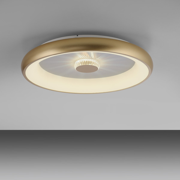 JUST LIGHT VERTIGO LED Deckenleuchte CCT Dimmbar 37W messingmatt 14386-60