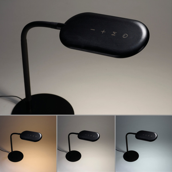 JUST LIGHT KELLY LED Tischleuchte CCT Dimmbar 7W schwarz 14405-18