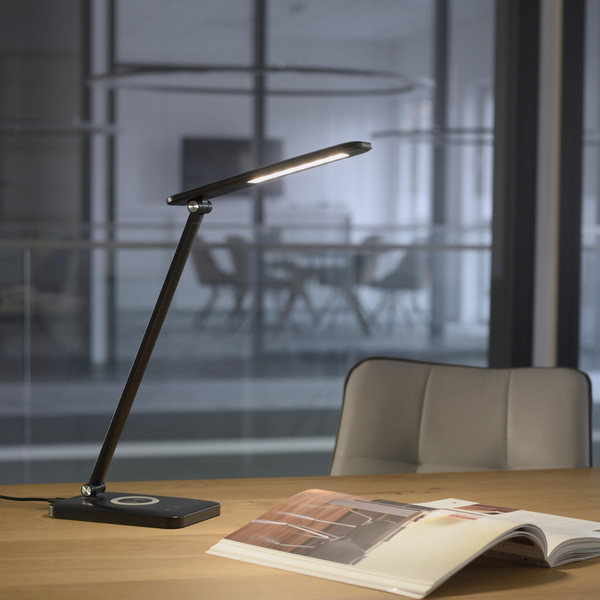 JUST LIGHT FLORENTINA LED Tischleuchte CCT Dimmbar 5W schwarz 14415-18