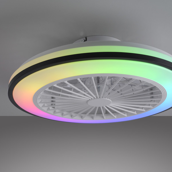 JUST LIGHT LENO LED Deckenleuchte CCT Dimmbar 44W schwarz 14447-18