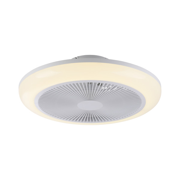 JUST LIGHT BRENDA LED Deckenleuchte mit Ventilator CCT Dimmbar 22W weiss 14623-16