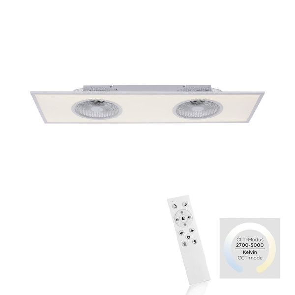 JUST LIGHT FLAT-AIR LED Deckenleuchte CCT Dimmbar 24W weiss 14643-16