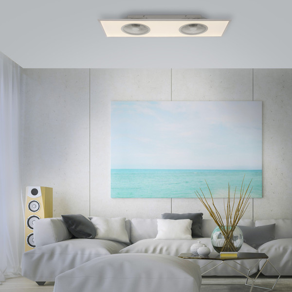 JUST LIGHT FLAT-AIR LED Deckenleuchte CCT Dimmbar 24W weiss 14643-16