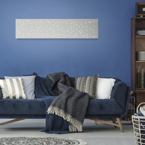 JUST LIGHT SPARKLE LED Deckenleuchte CCT Dimmbar 18W stahl 14672-55