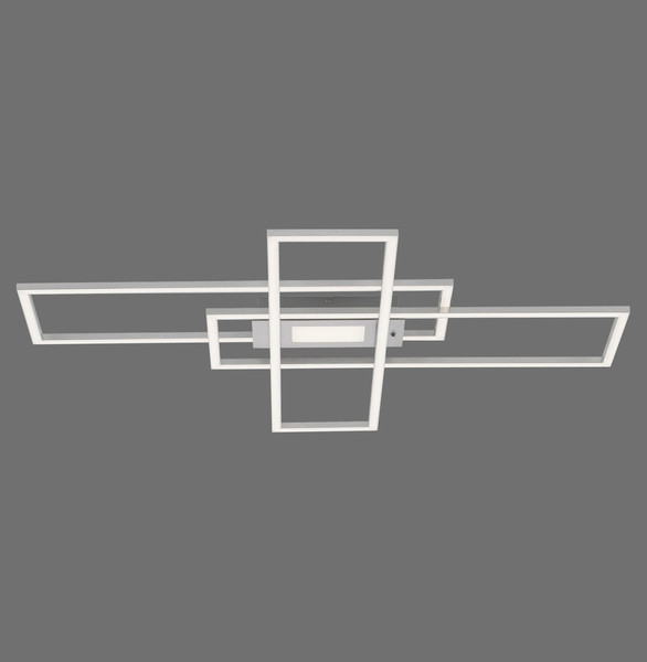 JUST LIGHT ASMIN LED Deckenleuchte CCT Dimmbar 45W stahl 14693-55