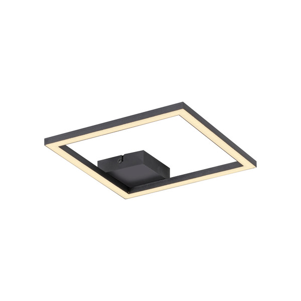 JUST LIGHT IVEN LED Deckenleuchte Warmweiss 10W schwarz 14707-18