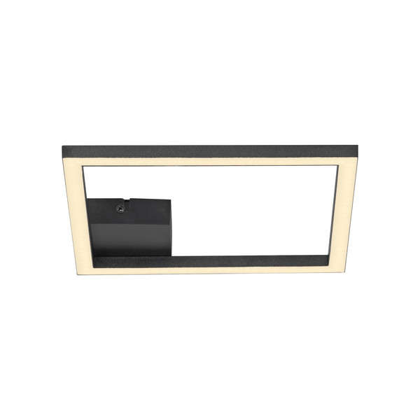 JUST LIGHT IVEN LED Deckenleuchte Warmweiss 10W schwarz 14707-18