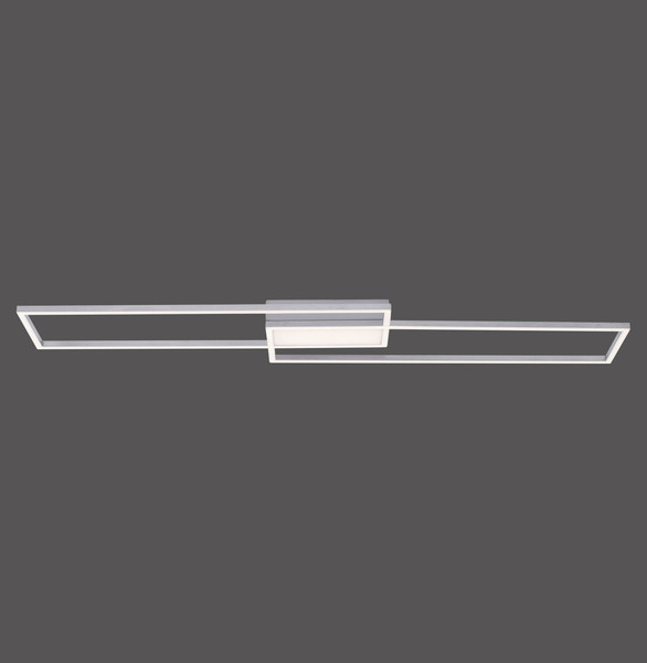 JUST LIGHT ASMIN LED Deckenleuchte CCT Dimmbar 24W 3-fach stahl 14711-55