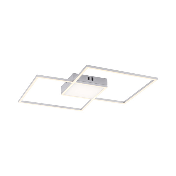 JUST LIGHT ASMIN LED Deckenleuchte CCT Dimmbar 26,5W 3-fach stahl 14712-55